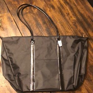 NEW! 🖤 Bath & Body Works Black Canvas Tote